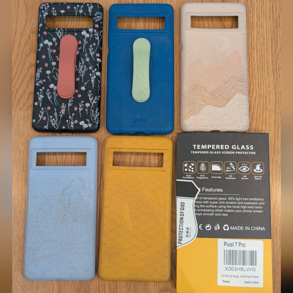 Eco-Friendly Phone Case for Pixel 7 Pro - Multi-Color Set